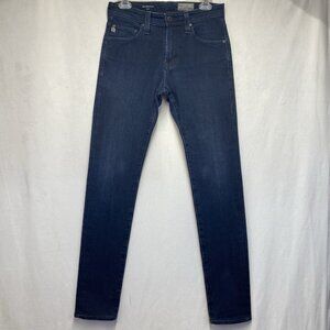 AG Adriano Goldschmied The Stockton Skinny Jeans Men Size 29x34 Blue Dark Wash